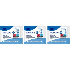3 x MoliCare Skin Shampoo cap - Voordeelverpakking