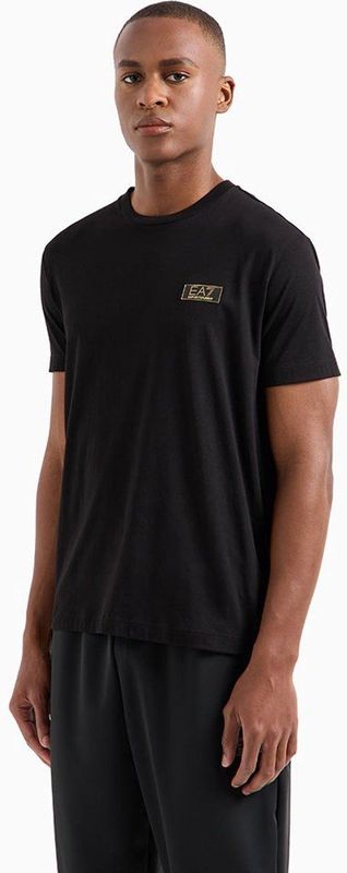 Shirt - Nektape - Jersey - Ronde Hals - Effen - Kwartmouw - Normale Pasvorm