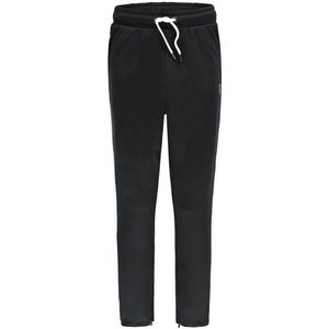 Re-Born - Sportkleding- Sportbroek - Sport trainingsbroek - Broek met ritsen aan de pijpen - Broek met zakken - Heren - Zwart/Wit - Maat S