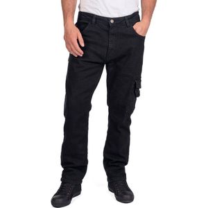 Lee Cooper Arbeitshose Trousers LCPNT239 Stretch Carpenter Jeans Black-W36-L33