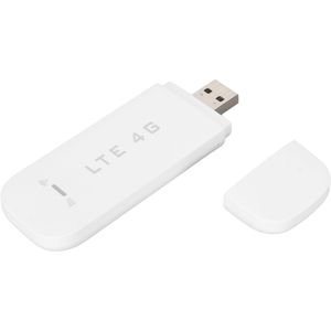 Draagbare 4G-router, Ontgrendelde USB Mobiele Breedbanddongle, WIFI 10 Gebruikers Hoge Snelheid Stabiel Signaal LTE Wifi-router voor Thuisreizen