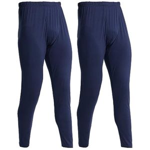 Set van 2 thermische lange onderbroeken voor heren – comfortabele basislaag voor de winter