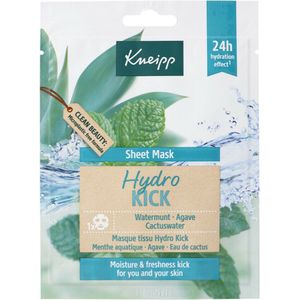 15x Kneipp Sheet Mask Gezichtsmasker Hydro Kick