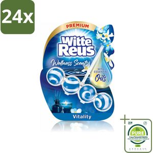 Witte Reus - Wellness Scents Toiletblok - Vitality - 1 Toiletblok - Voordeelverpakking - 24 stuks - Toiletblok - Geur