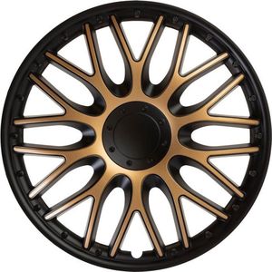 4-Delige J-Tec Wieldoppenset Orden 16-inch zwart/goud