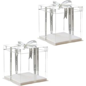 Transparante Taartdozen - 26 x 26 x 25 cm - Zonder lint