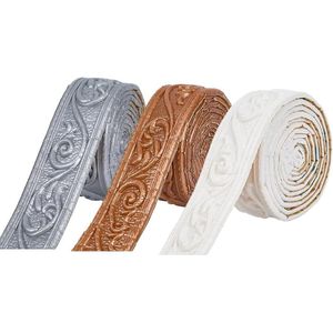 15 cm Muur Molding Trim - Wit, Bruin, Zilver - Zelfklevend Behang - Flexibele Strips - Tegel Rand - DIY voor Spiegel Venster