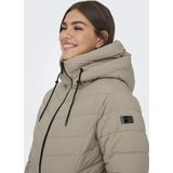 ONLY CARMAKOMA - Jas - Doorgestikte Stof - Capuchon - Trendy Look