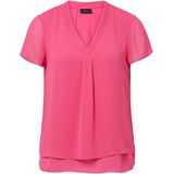 s.Oliver BLACK LABEL - Blouse - Chiffon - Korte Mouwen - V-hals