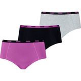 Puma 3-Pack dames mini boxershorts - Purple Combo - M