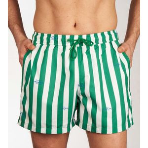 Björn Borg - Swim Shorts - Heren - Zwembroek - Maat L -Groen/Wit