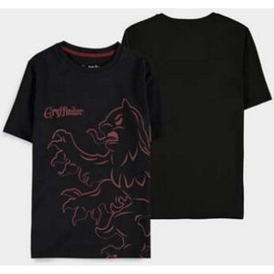 Harry Potter - Gryffindor Kinder T-shirt - Kids 98 - Zwart