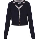 DreiMaster - Maritime Collectie - Vest - Cropped - Puntige Halslijn