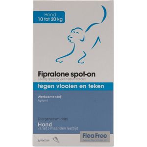 Exil flea free spot-on 10 tot 20 kg - 1 st à 3 Pipetten