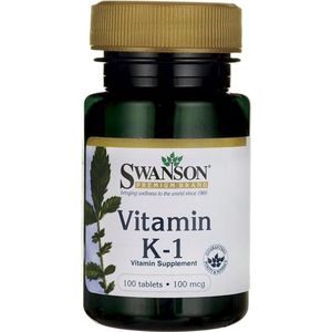 Vitaminen - Vitamin K1 - 100 Tablets Swanson