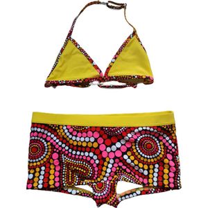 2 delige bikini set maat 176 geel