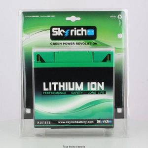 Batterie Lithium Skyrich pour Moto BMW 1100 R GS 1993 à 1999 12C16A-3B / HJ51913-FP / 12V 7.2Ah Neuf