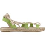 Yellow - Amara Alpargata - Platte Sandalen - Groen - Dames