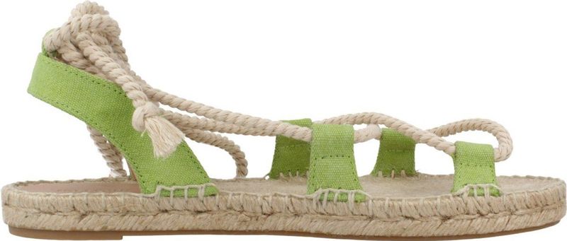 Yellow - Amara Alpargata - Platte Sandalen - Groen - Dames