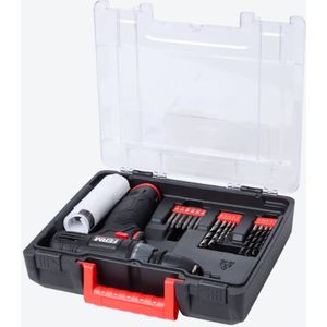 Ferm AX Power Accuboormachine - 12v - Oplaadbaar - Met Ledlamp - Bittensetje aanwezig
