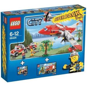 LEGO City Brandweer Superpack - 66426 (4208, 4209 en 4427)