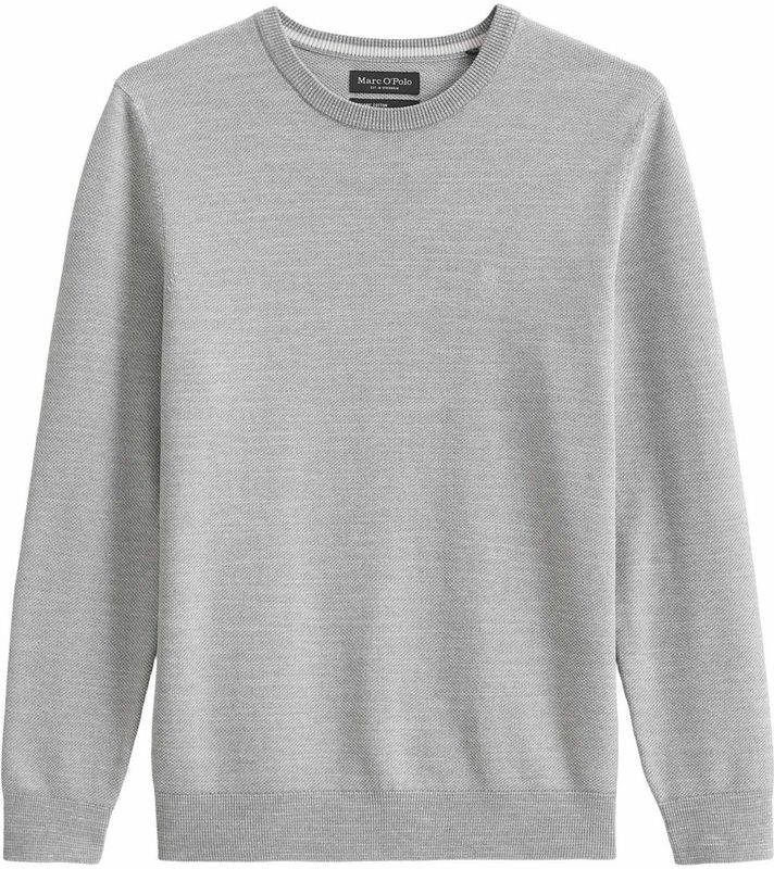 Marc O'Polo - Gebreide Pullover - Regular Fit - Effen - Zuiver Katoen
