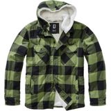 Brandit - Lumberjacket Jacket - M - Zwart/Groen