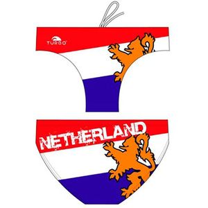 Turbo - Netherlands Waterpolo Swimming Brief - Veelkleurig - 4XL - Man