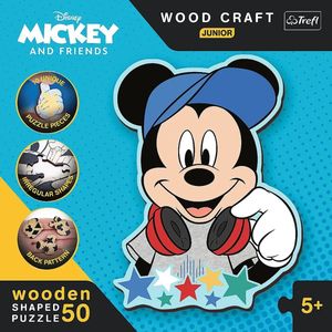 Trefl Trefl - Puzzels - Houten Knutsel Junior"" - In de wereld van Mickey / Disney Mickey Mouse en vriendjes_FSC Mix 70%