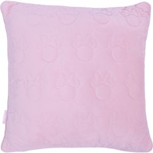 Roze, reliëf kussen 45x45 Minnie Mouse DISNEY