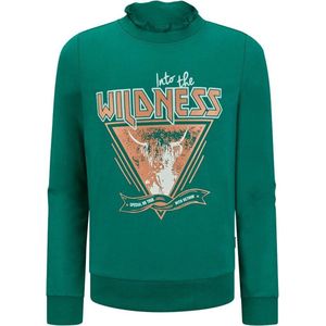 Retour Jeans Eboni Meisjes Trui - Forest Green - Maat 170/176