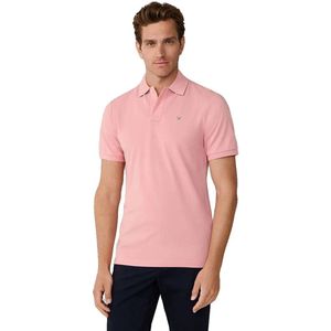 Hackett Hm5600093 Slim Fit Korte Mouw Poloshirt Roze 3XL Man