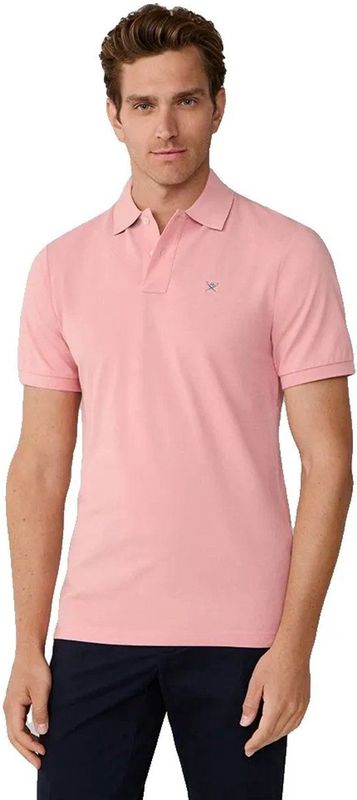 Hackett Hm5600093 Slim Fit Korte Mouw Poloshirt Roze 3XL Man