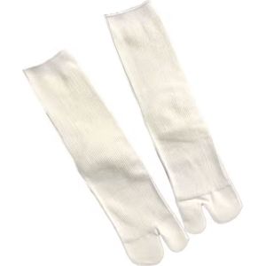 CHPN - Tabi sokken - Teensok - Japanse sok - Wit - maat 36/41 - Witte sokken - Beenmode - Harajuka sokken - 1 paar