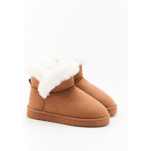 Damart - Imitatiebonten Thermolactyl pantoffels - Dames - Bruin - 36