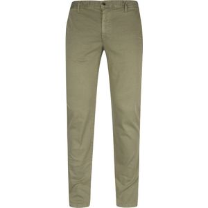 Alberto - Rob Stretch Chino Groen - Heren - Maat W 38 - L 36 - Slim-fit