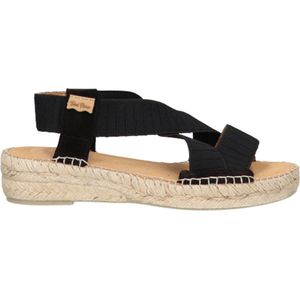 Toni Pons Eire-TR Dames Espadrilles Negre |  Zwart | Textiel | Maat 39