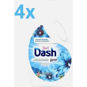 Dash 2 in 1 Lenor - Zeebries - Vloeibaar wasmiddel - 208 Wasbeurten - 10.400 liter
