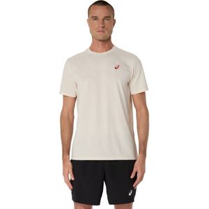 Asics Court Graphic SS Tennis Shirt Heren Birch S