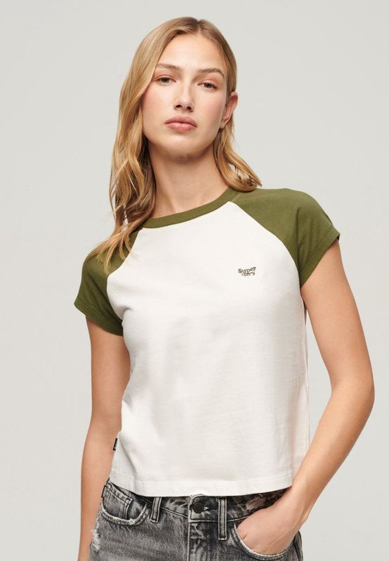 Superdry - Organic Cotton Essential Logo T-shirt - Wit - Katoen