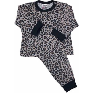Beeren Bodywear Leopard Bruin/Zwart Maat 86/92 Pyjama 24-425-000-P151