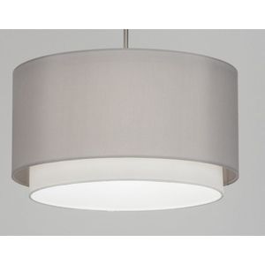 Lumidora Hanglamp 30726 - BERLIN - E27 - Grijs - Textiel - ⌀ 47 cm