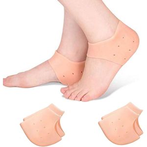 Daity 2 paar - Hielbeschermers, hielbescherming gel, voor hielpijn, hielspoor en plantaire fasciitis; unisex gel hielkussentjes voor pijnverlichting