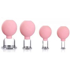 Facial Cupping - Cupping Set - Gezicht Cupping - 4 Delig - Premium Kwaliteit