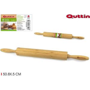 Quttin Rolling Pin Bamboo 50.8cm Brown
