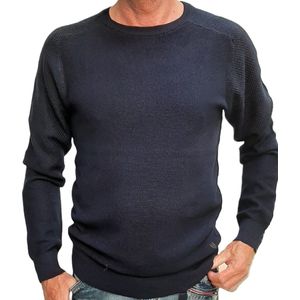 Jack & Jones Premium | Knit crew neck | Heren trui | Raglan mouw | Blauw | S