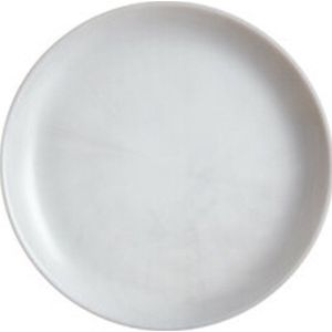 Diwali - Marmer - Dessertbord - D20x1.5cm - Opaal - (set van 6)