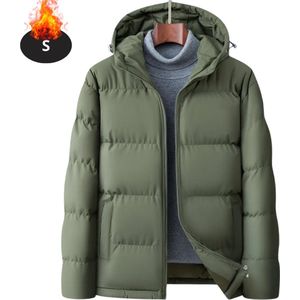 Nivard Winterjas - Parka - Heren - Winter - Jas - Volwassen - Stijlvol - Legergroen - XS