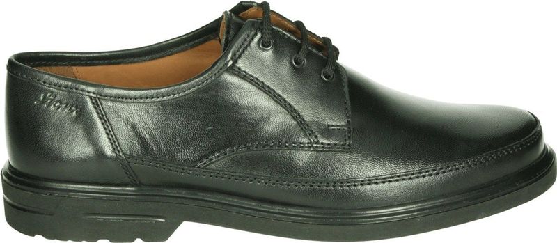 SIOUX - Veterschoen - Zwart - Leer - Casual schoenen