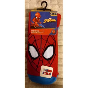 Spiderman sokken - katoen - 2 paar - maat 31-34